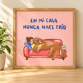 Lámina enmarcada, marco no incluido