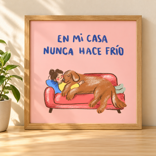 Lámina enmarcada, marco no incluido