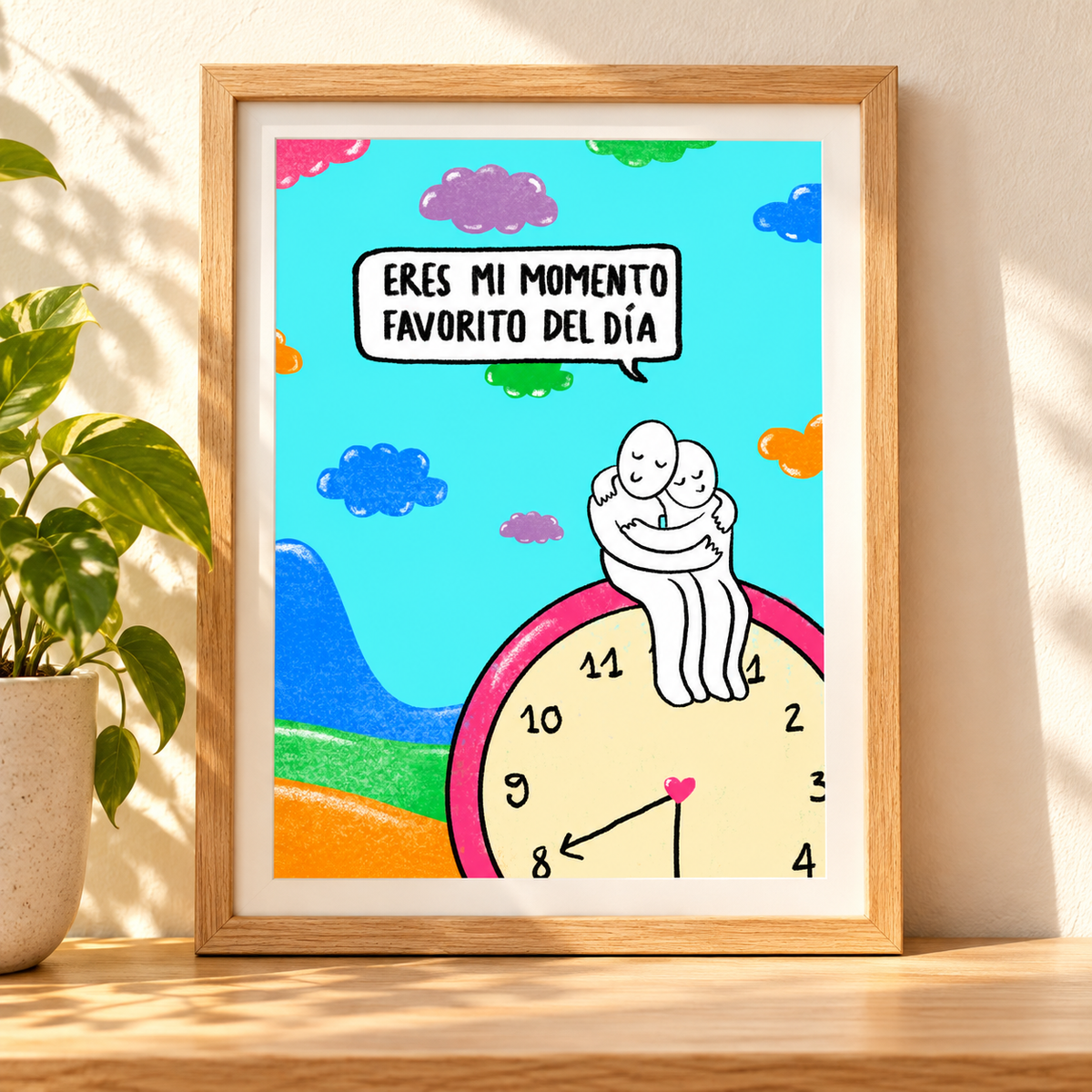 Montaje de lámina enmarcada, marco no incluido