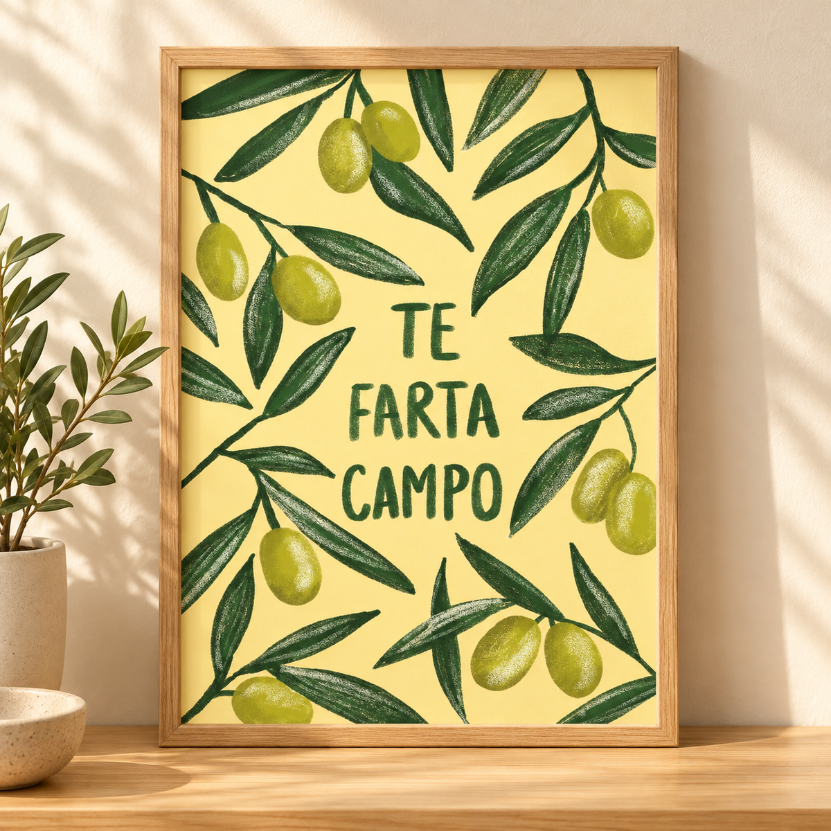 Montaje de lámina enmarcada, marco no incluido