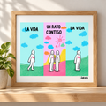 Montaje de lámina enmarcada, marco no incluido