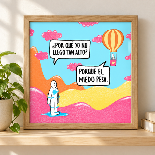 Montaje de lámina enmarcada, marco no incluido